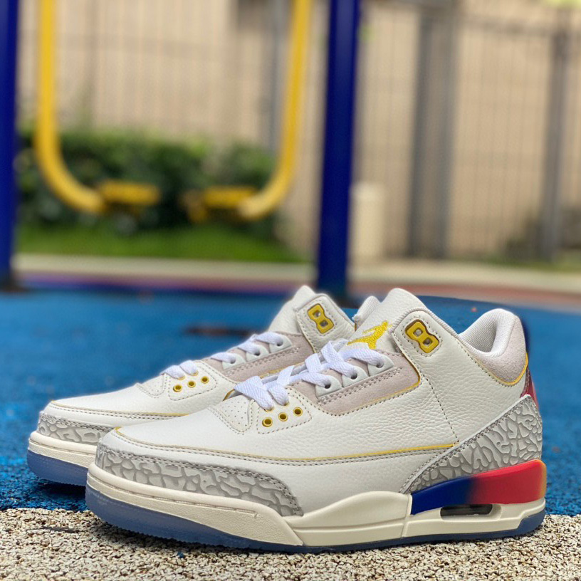 J Balvin x Air Jordan 3  Basketball Shoes   FN0344-901 - DesignerGu