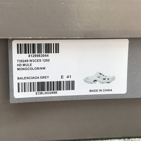 Balenciaga HD Mule In Grey  - DesignerGu