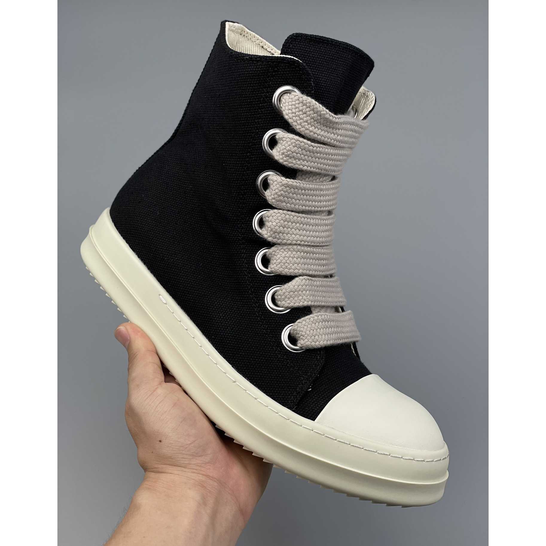 Rick Owens High-Top Sneakers - DesignerGu