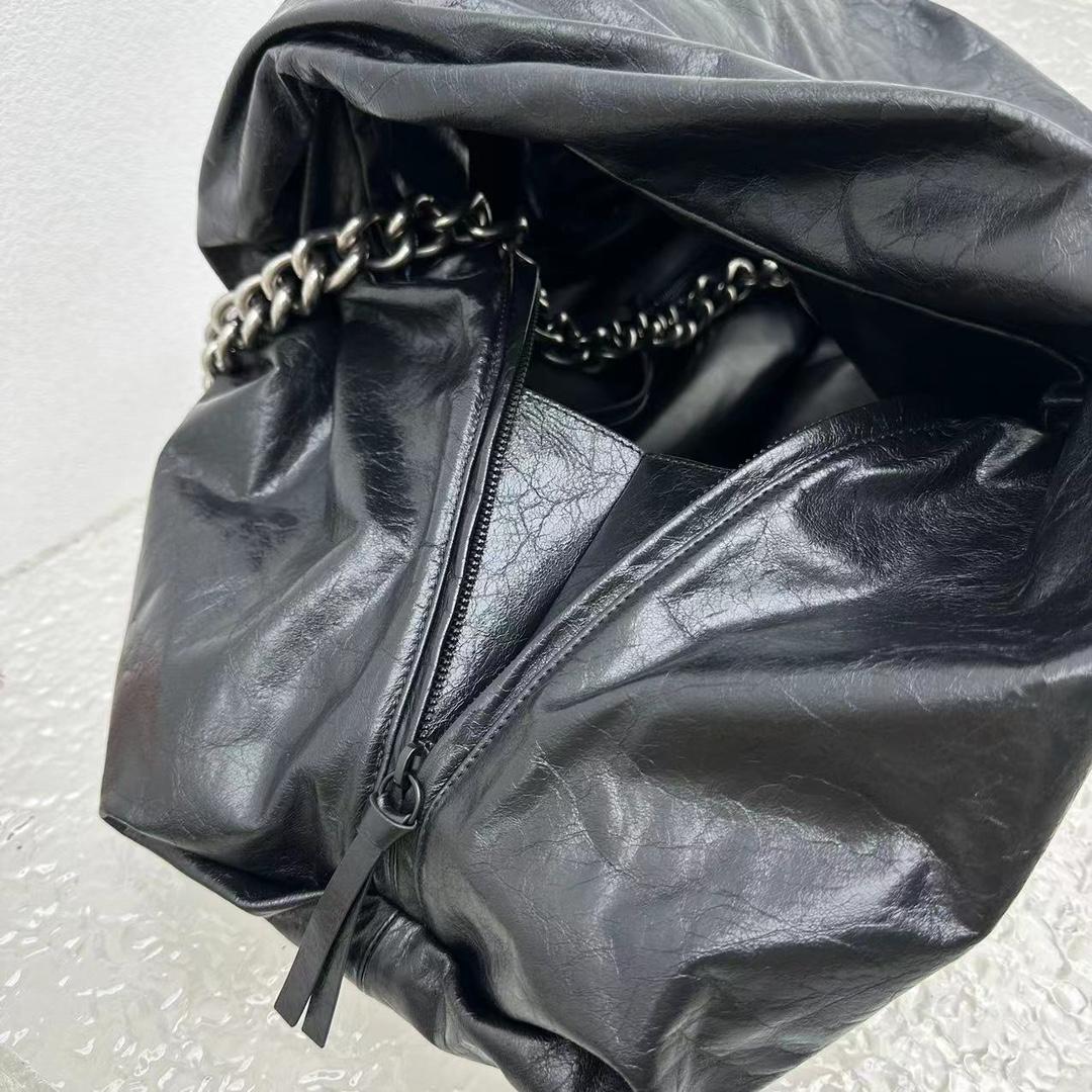 Balenciaga Puffer Large Bag In Black - DesignerGu