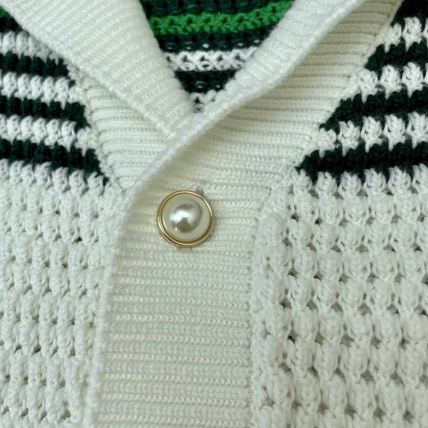 Casablanca Tennis Crochet-knit Shirt - DesignerGu