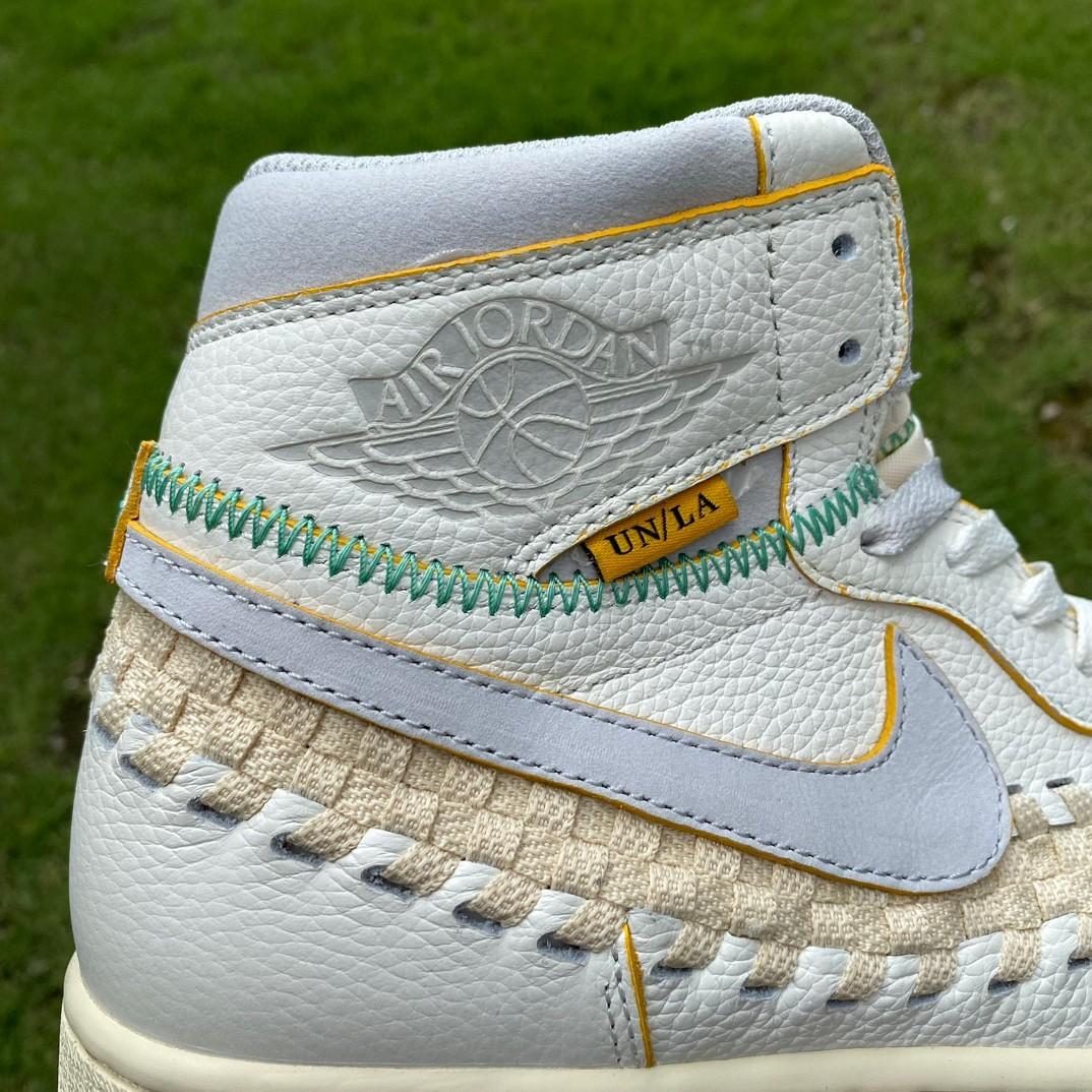 Union x Air Jordan 1 High OG “Woven” Sneaker    FD2565-100 - DesignerGu