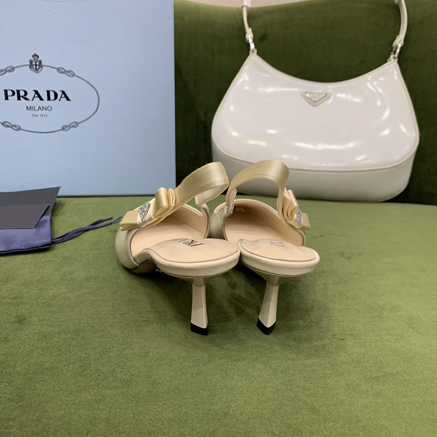 Prada Patent Leather Slingbacks - DesignerGu