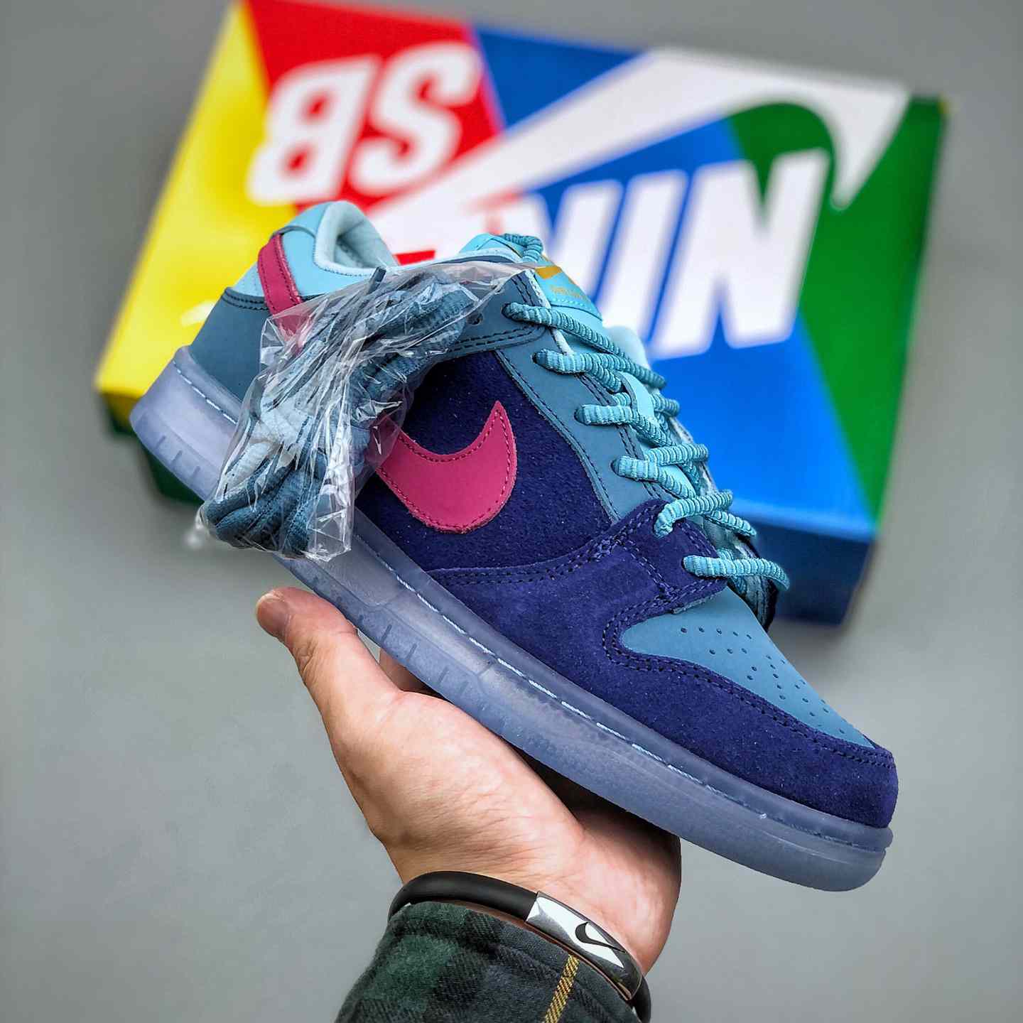 Run The Jewels x Nike SB Dunk Low Sneakers       DO9404-400 - DesignerGu