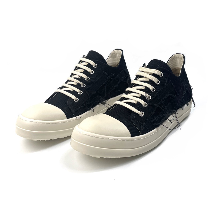 Rick Owens Drkshdw Distressed-effect Low-top Sneakers - DesignerGu