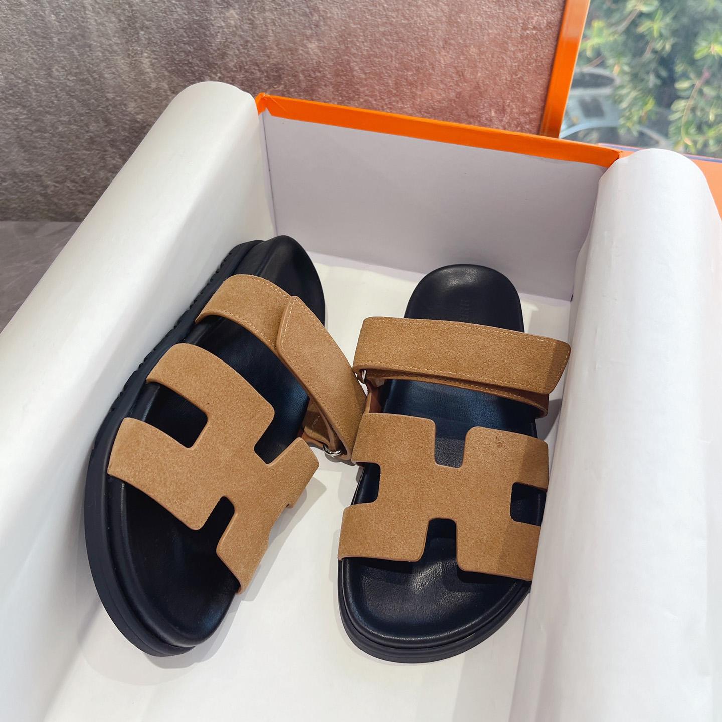 Hermes Authenticated Chypre Sandal  - DesignerGu