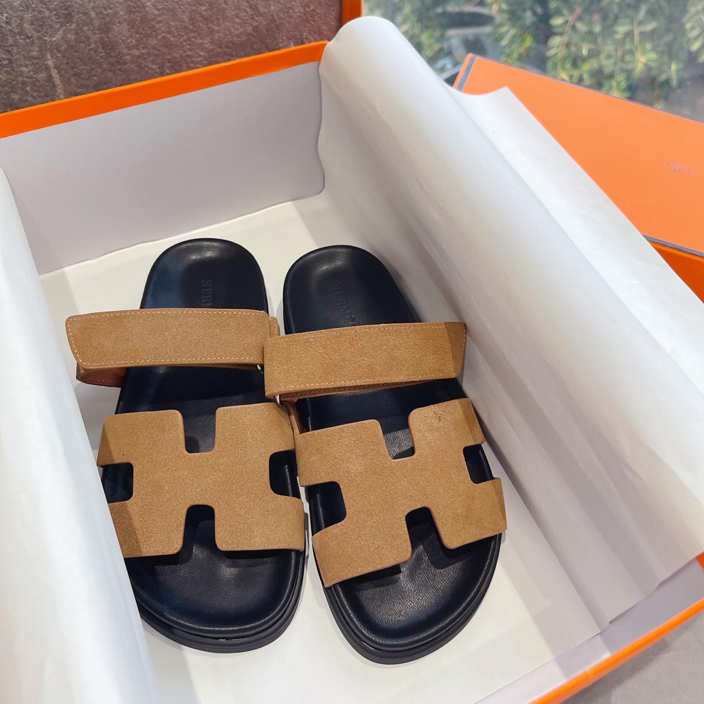 Hermes Authenticated Chypre Sandal  - DesignerGu