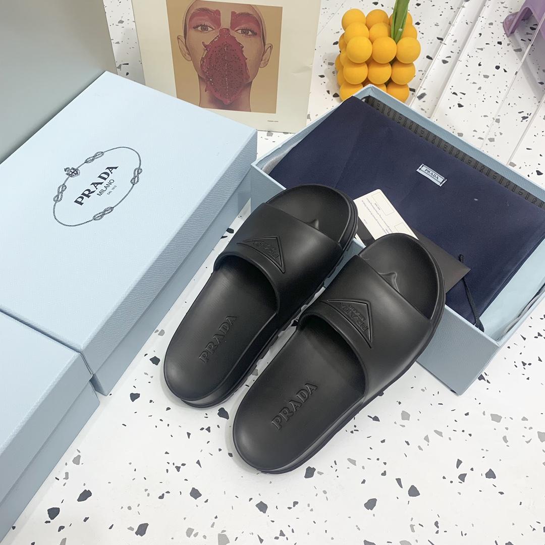 Prada Rubber Sandals  - DesignerGu