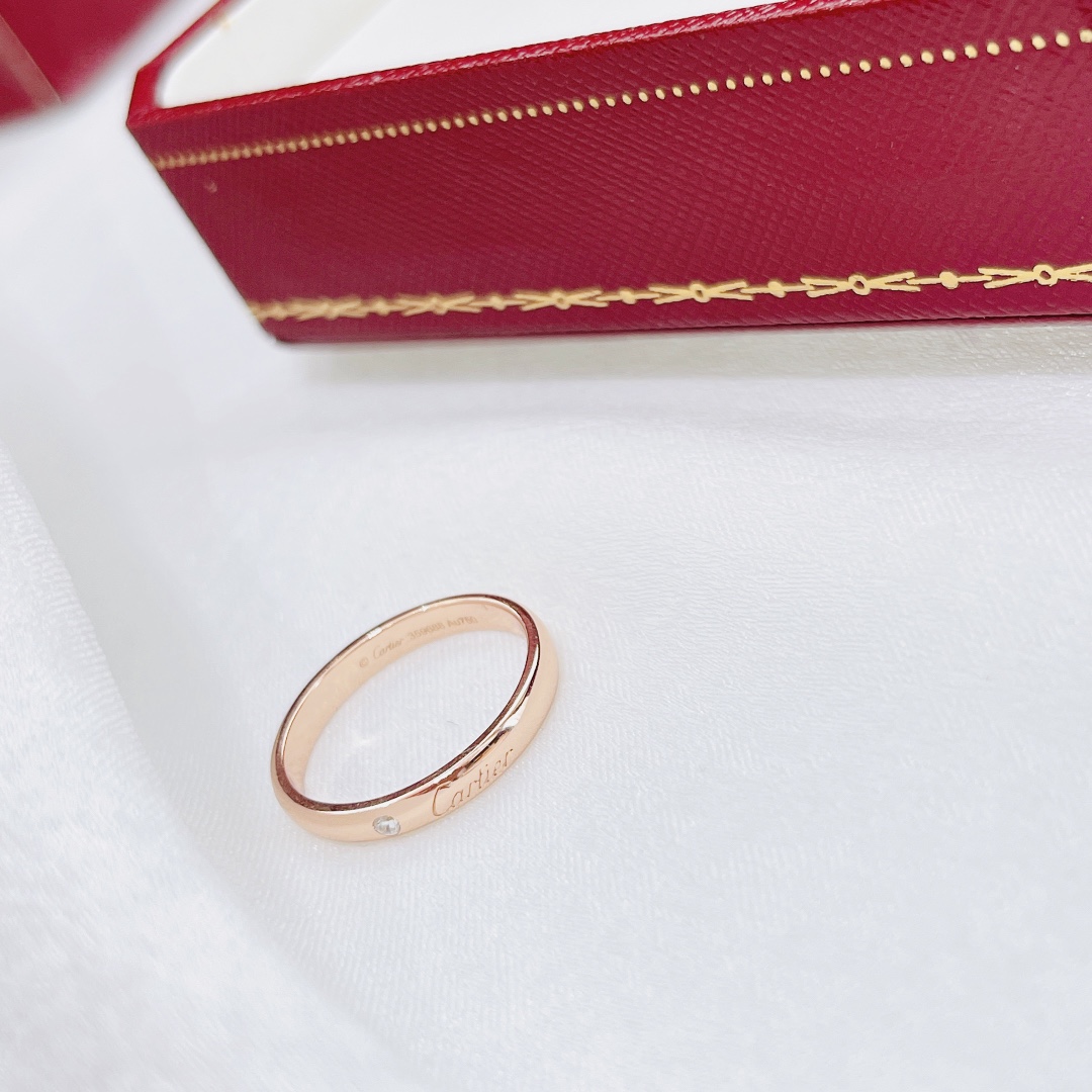 Cartier C de Cartier Wedding Ring - DesignerGu