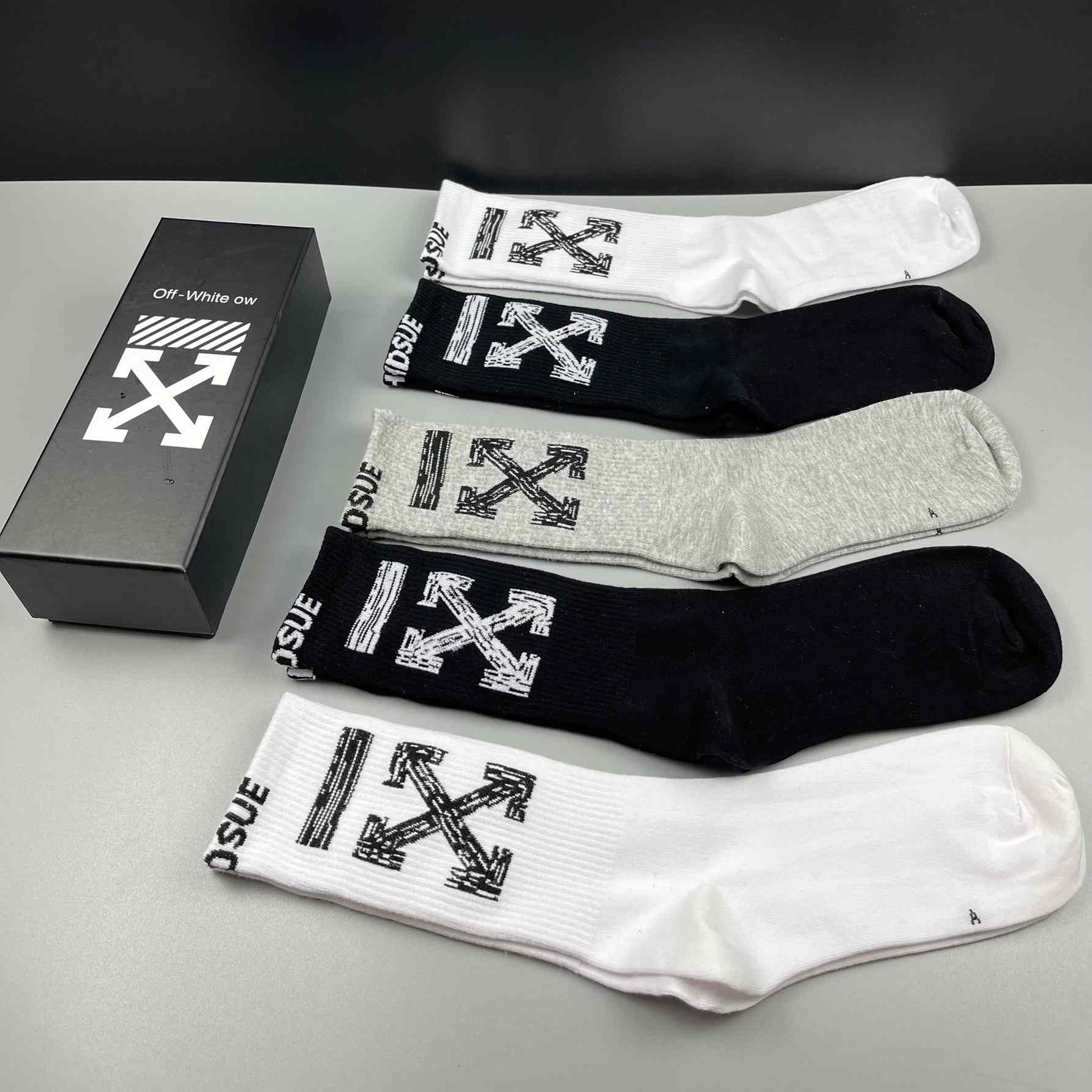 Off White Socks/Box - DesignerGu