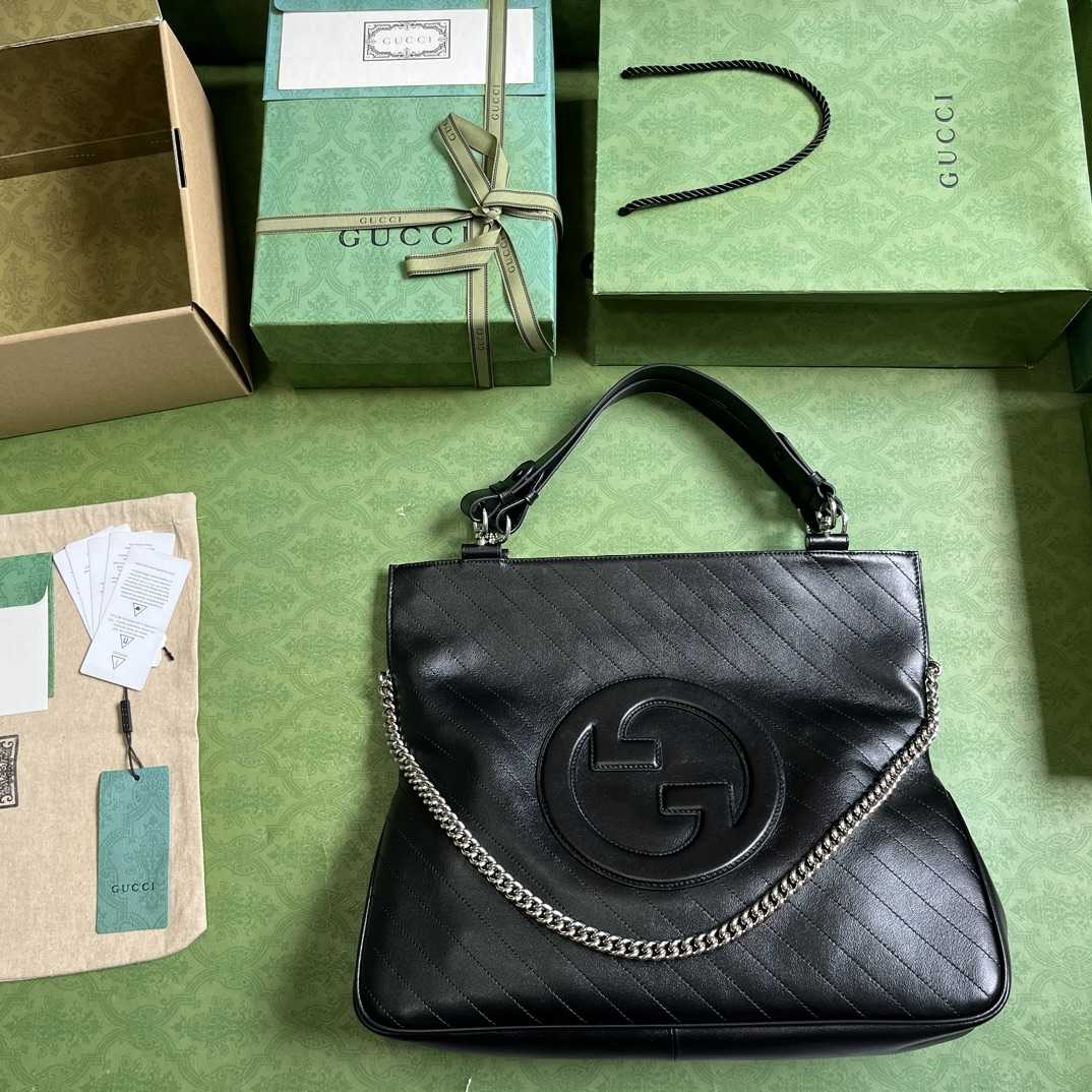 Gucci Blondie Medium Tote Bag (34.5x 41x 8cm) - DesignerGu