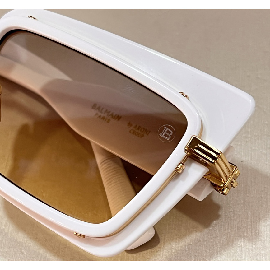 Balmain Admirable Rectangle-frame Sunglasses   BPS-130 - DesignerGu