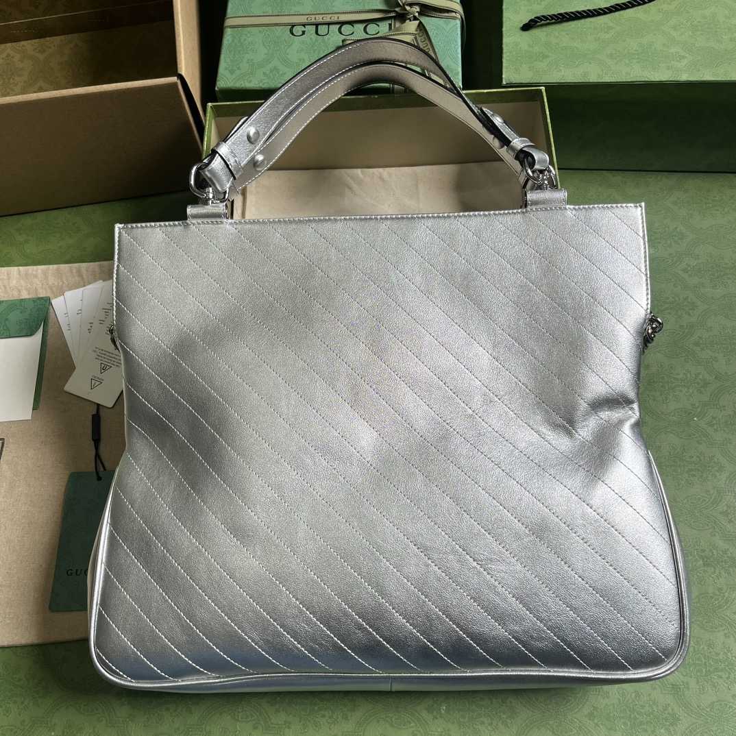 Gucci Blondie Medium Tote Bag (34.5x 41x 8cm) - DesignerGu