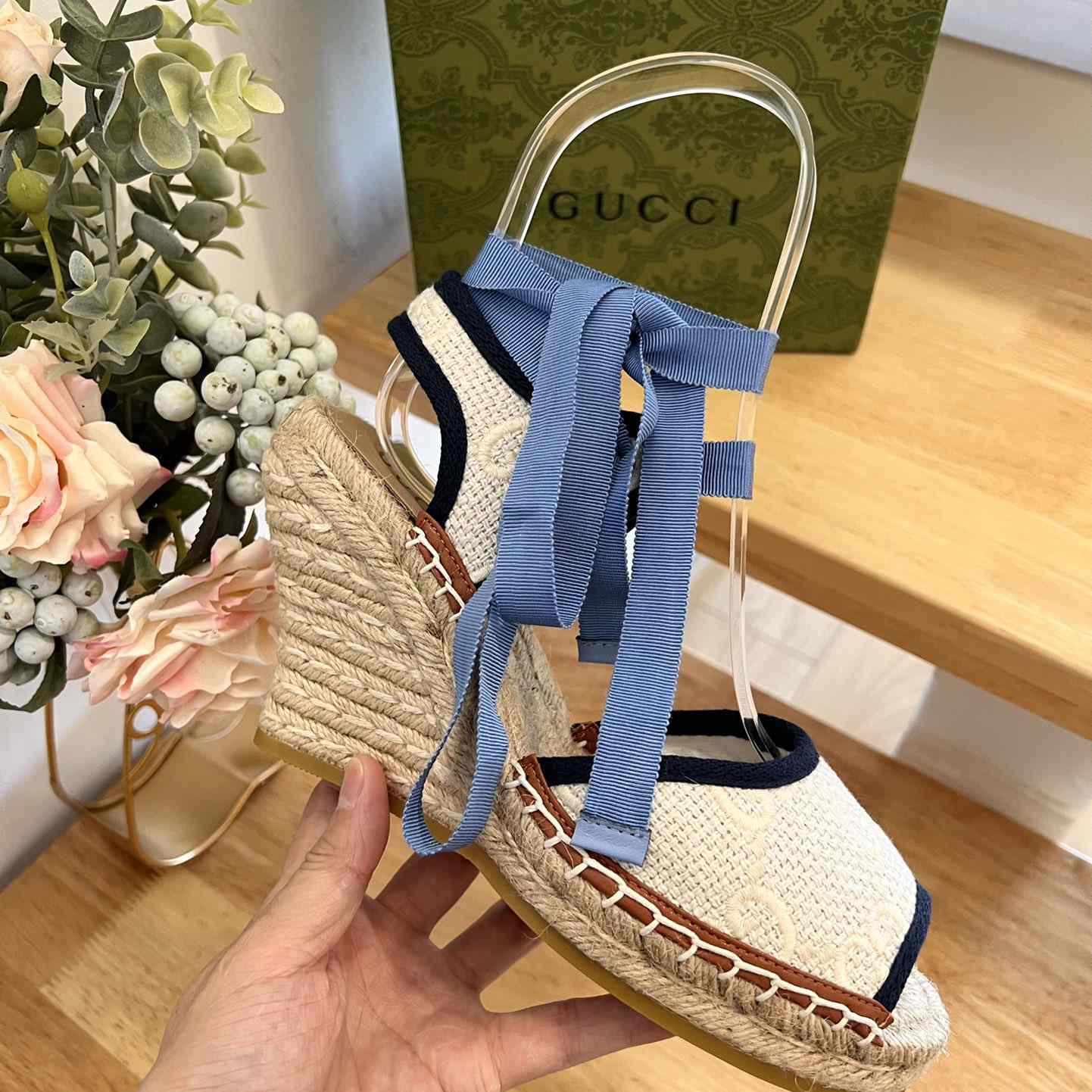 Gucci Women's GG Espadrille - DesignerGu