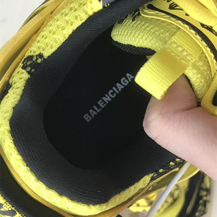 Balenciaga Track Graffiti Sneaker In Yellow - DesignerGu