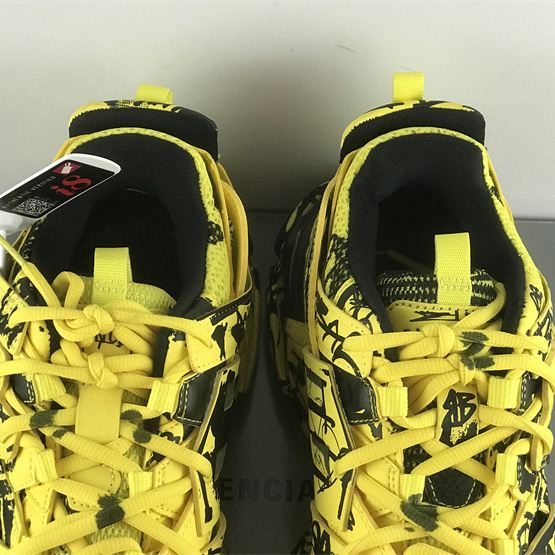 Balenciaga Track Graffiti Sneaker In Yellow - DesignerGu