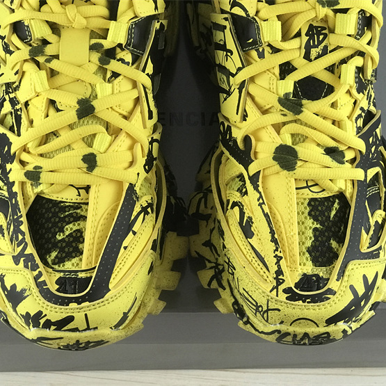 Balenciaga Track Graffiti Sneaker In Yellow - DesignerGu