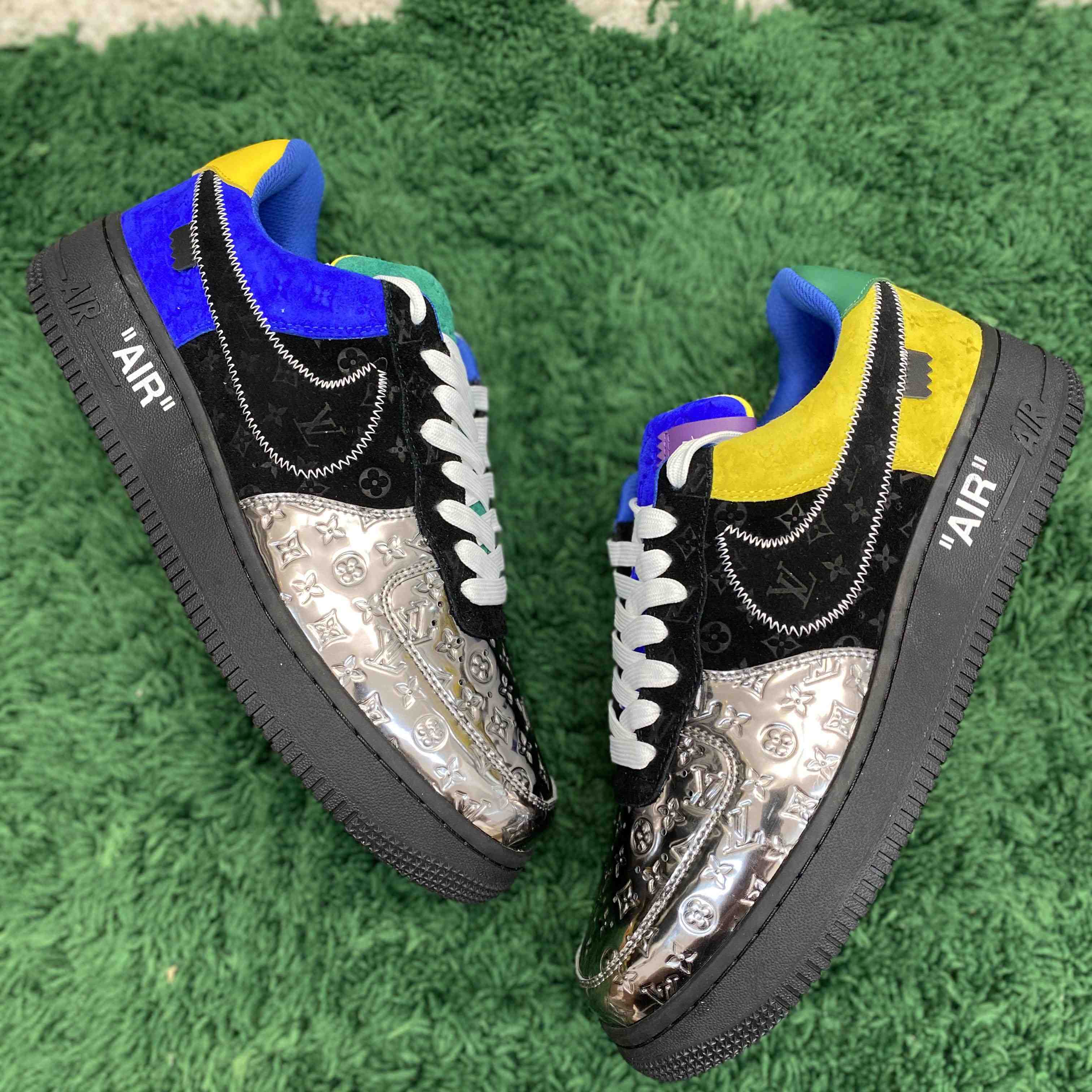 Off-White x Louis Vuitton X Nike Air Force 1 Sneaker - DesignerGu