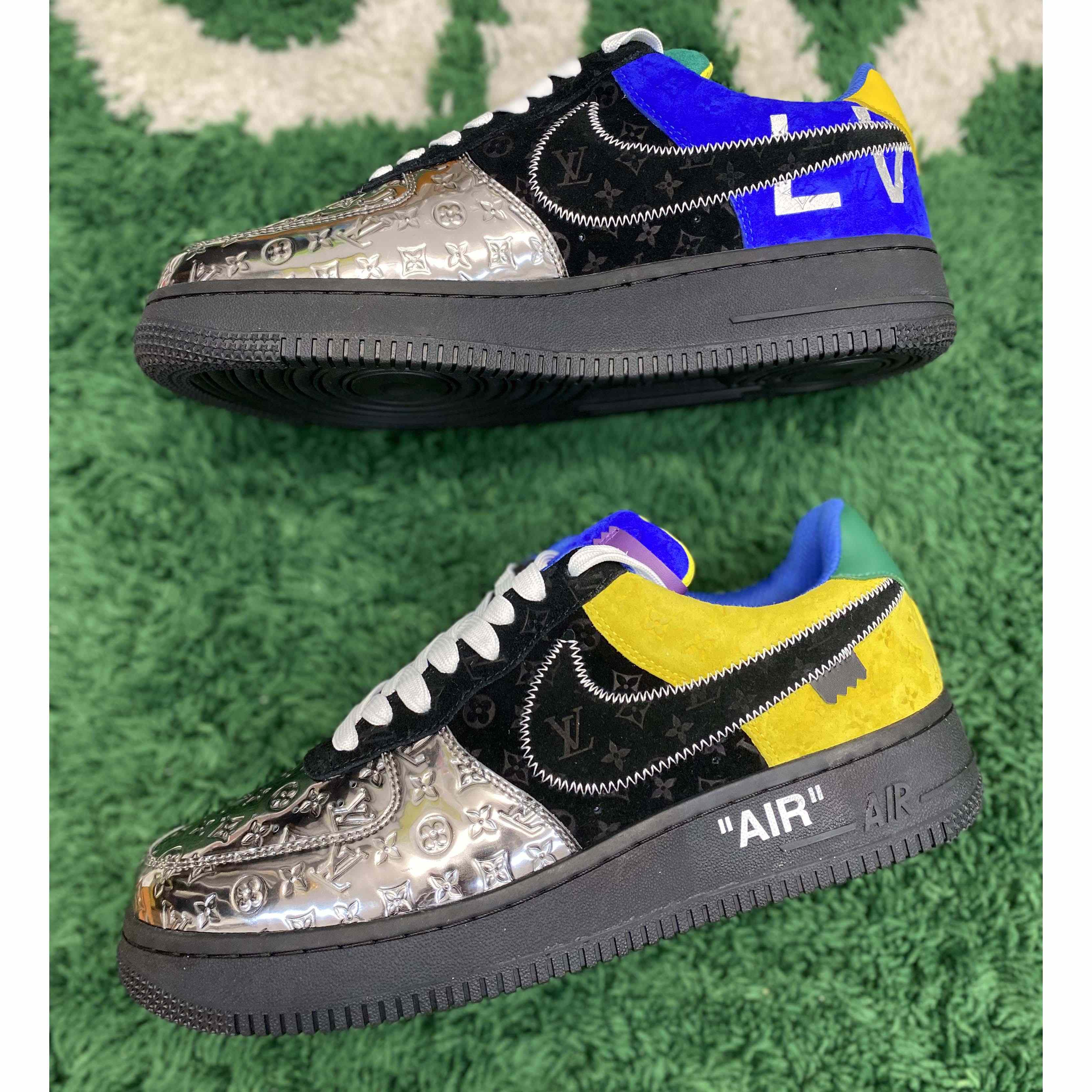 Off-White x Louis Vuitton X Nike Air Force 1 Sneaker - DesignerGu