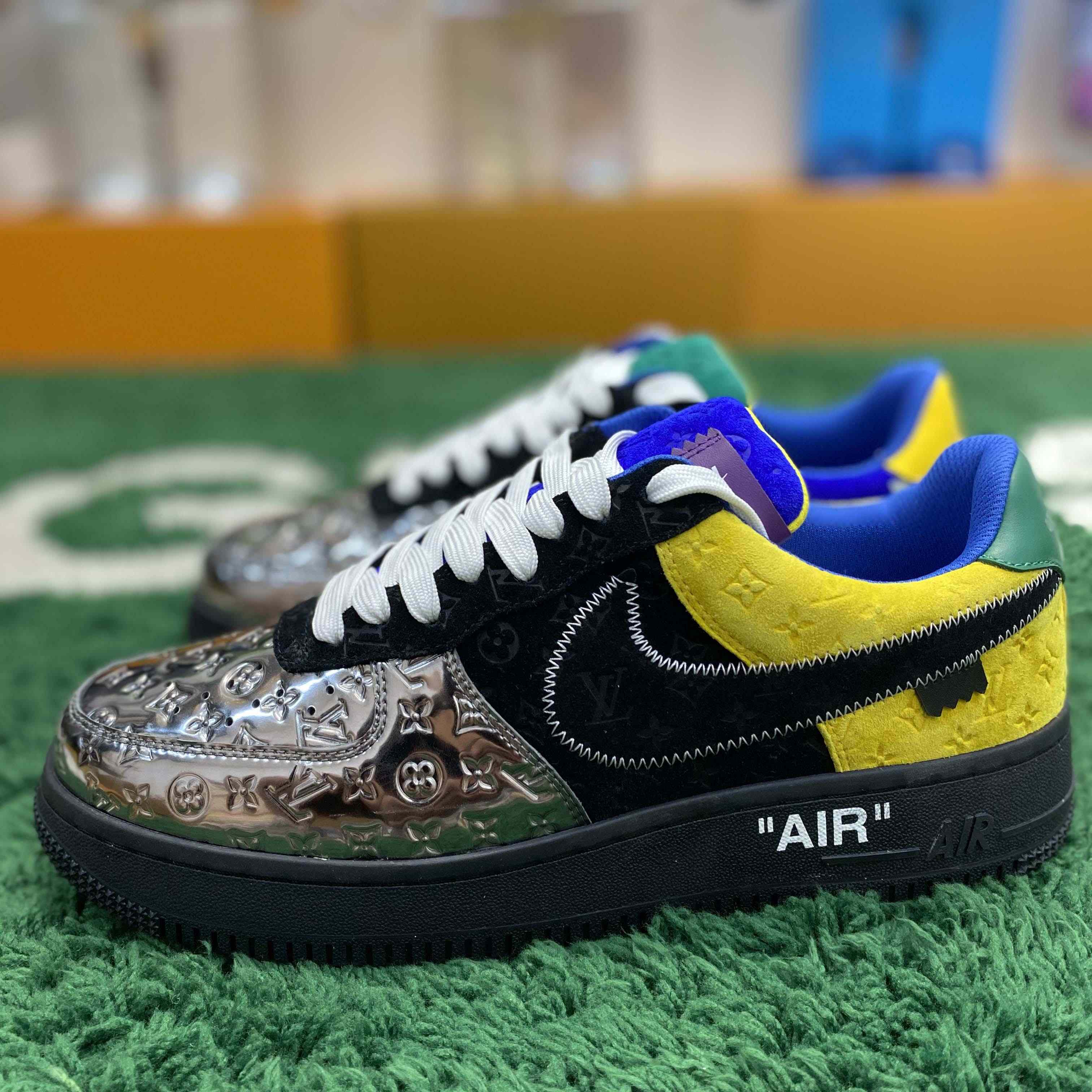 Off-White x Louis Vuitton X Nike Air Force 1 Sneaker - DesignerGu