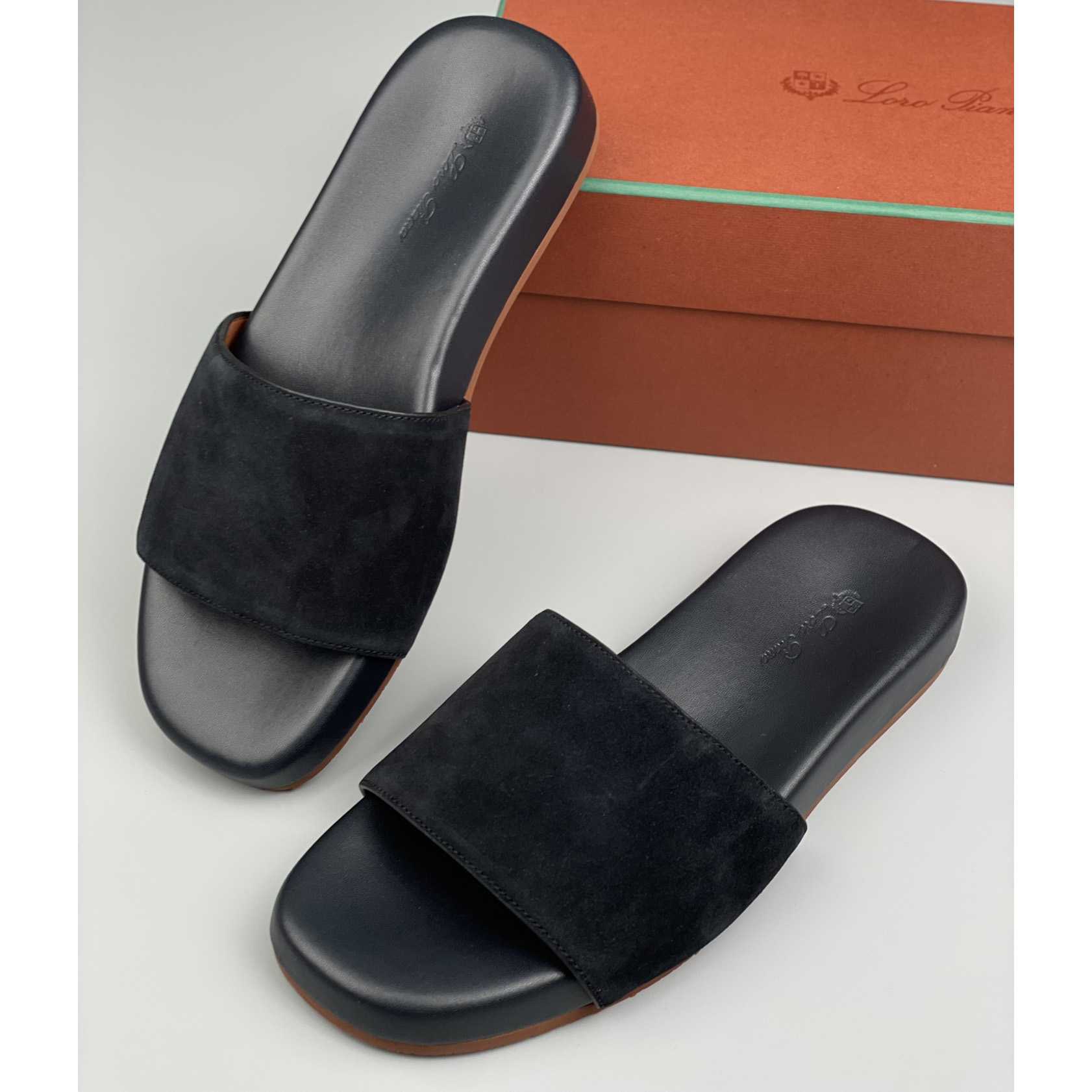 Loro Piana Slide Sandal  - DesignerGu