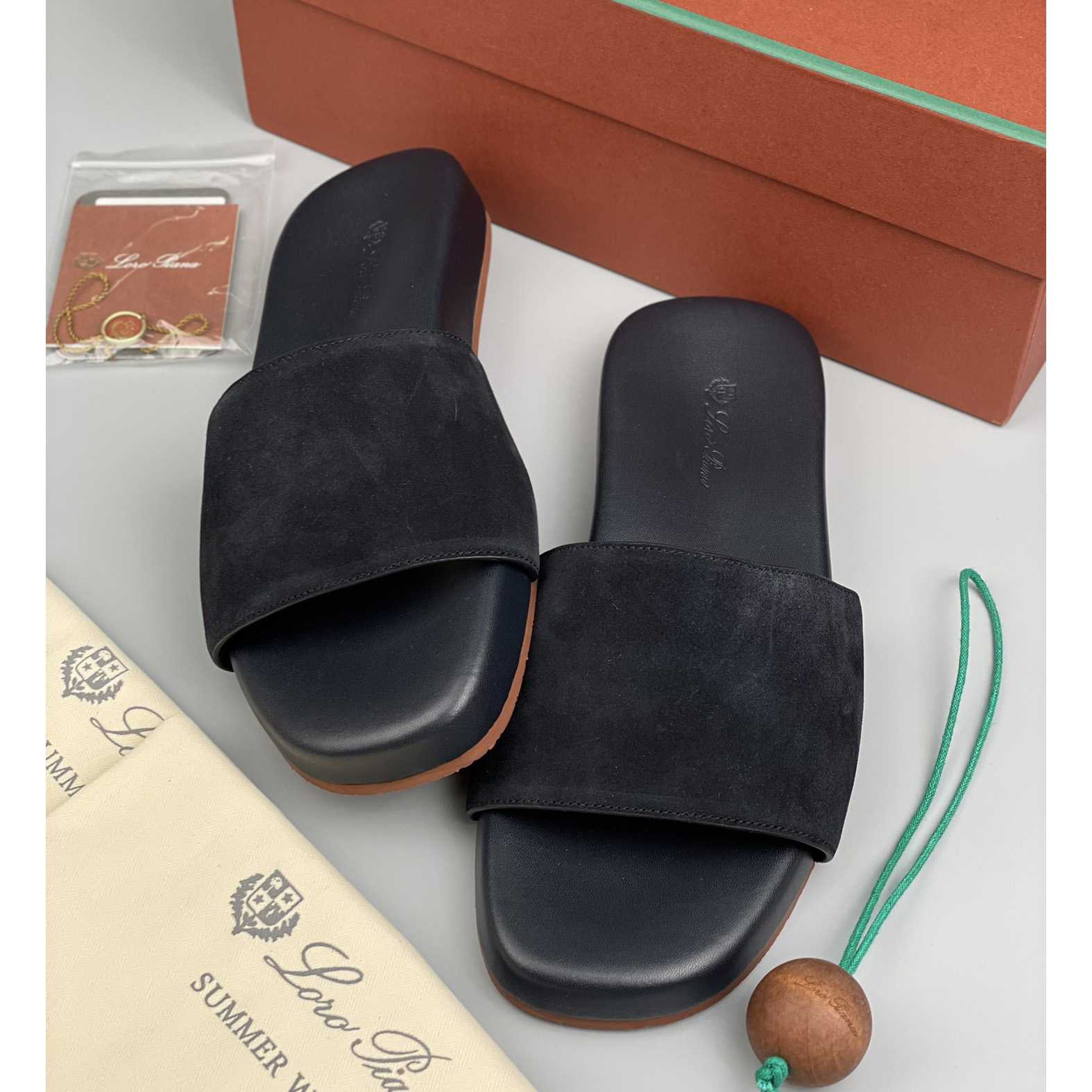 Loro Piana Slide Sandal  - DesignerGu