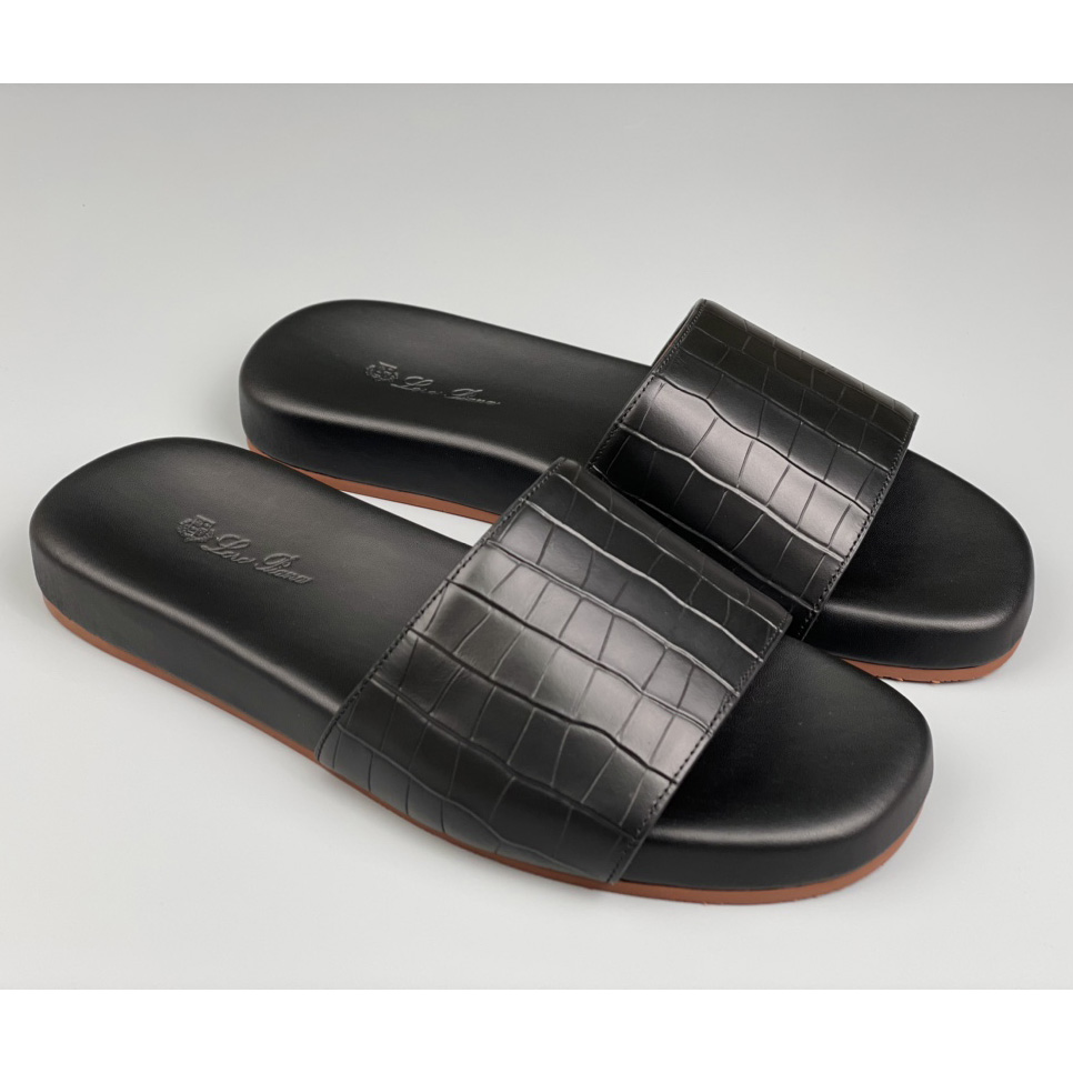 Loro Piana Slide Sandal  - DesignerGu