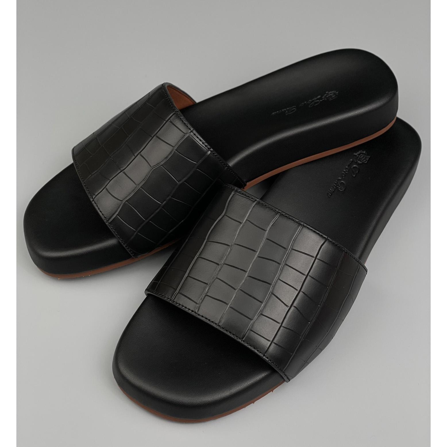 Loro Piana Slide Sandal  - DesignerGu