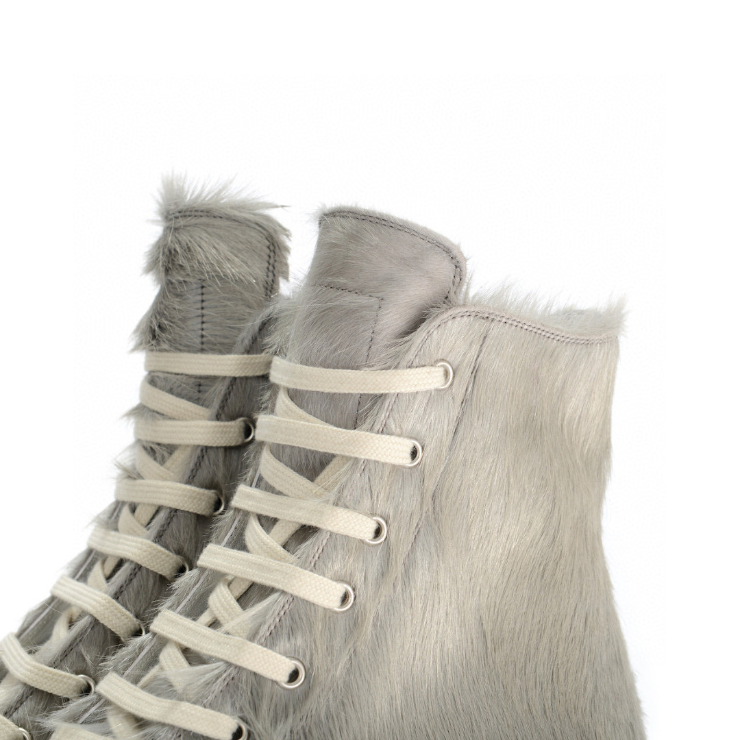 Rick Owens High-top Lace-up Sneakers - DesignerGu