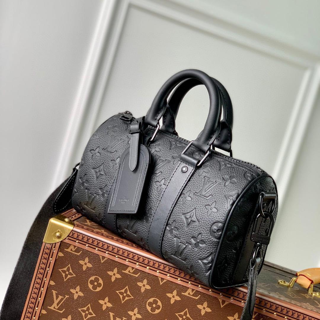 Louis Vuitton CKeepall Bandoulière 25 Taurillon Monogram (25x15x11CM)   M20900 - DesignerGu