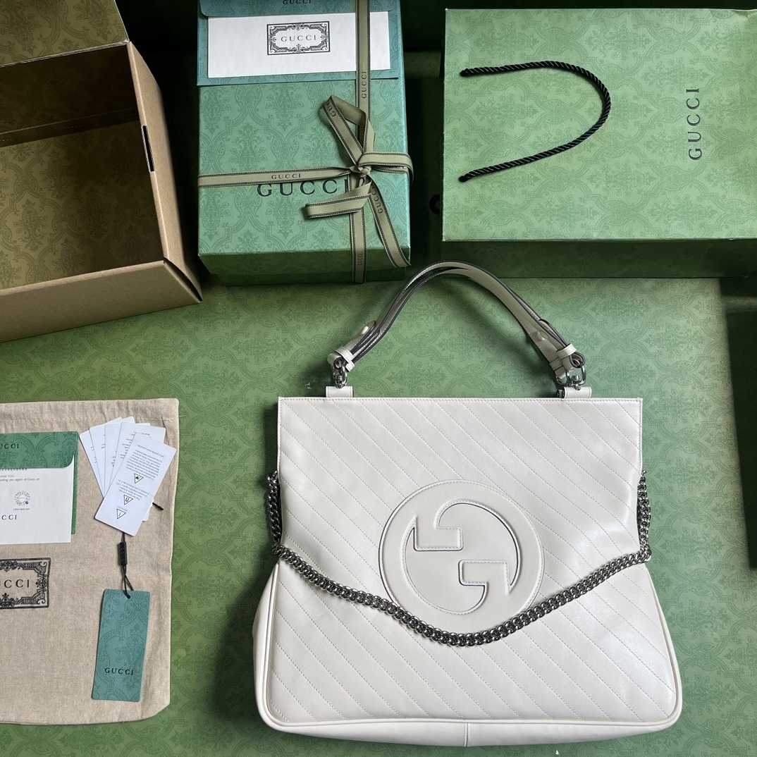 Gucci Blondie Medium Tote Bag (34.5x 41x 8cm) - DesignerGu