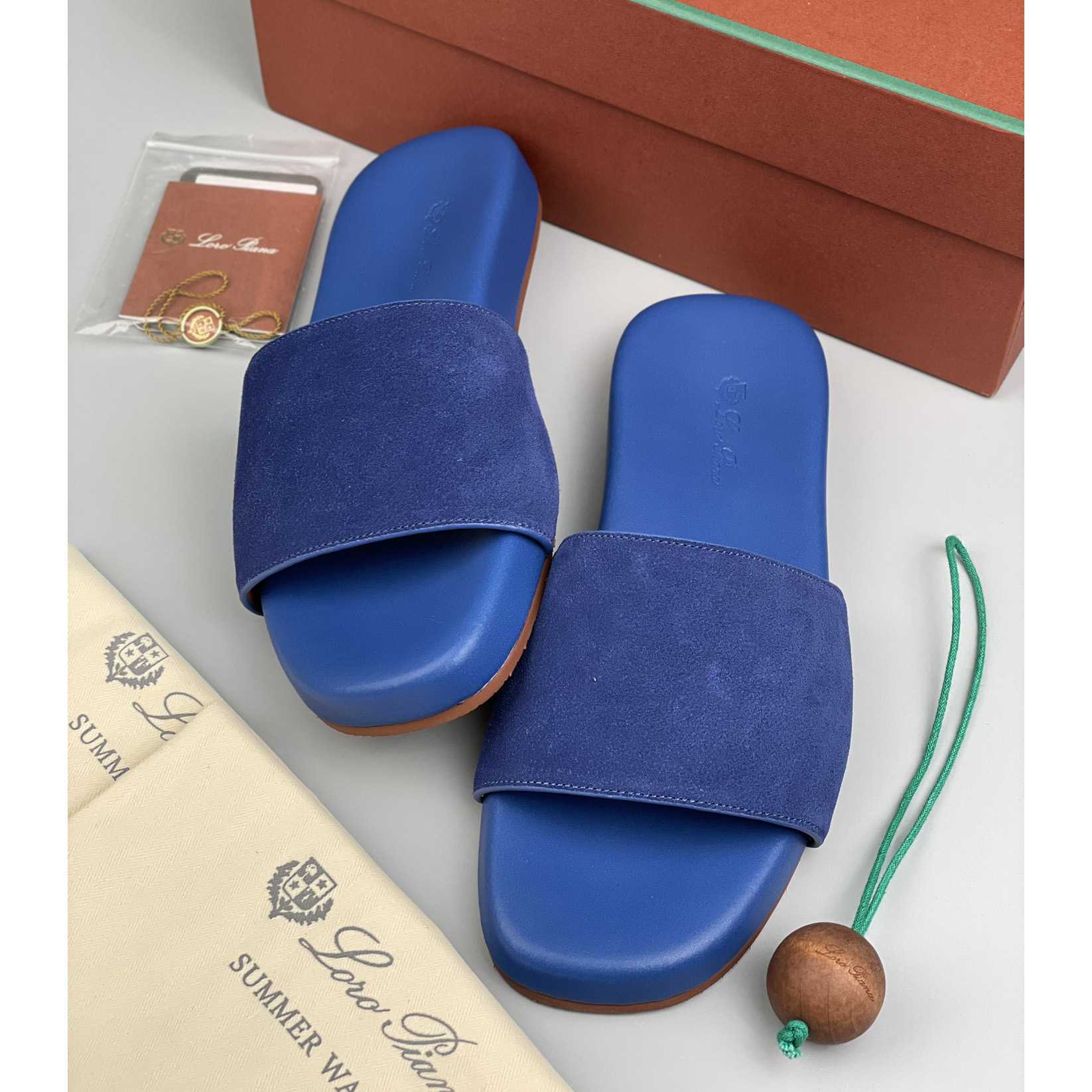 Loro Piana Slide Sandal  - DesignerGu