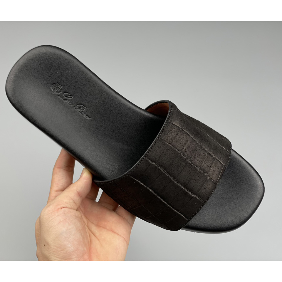 Loro Piana Slide Sandal  - DesignerGu