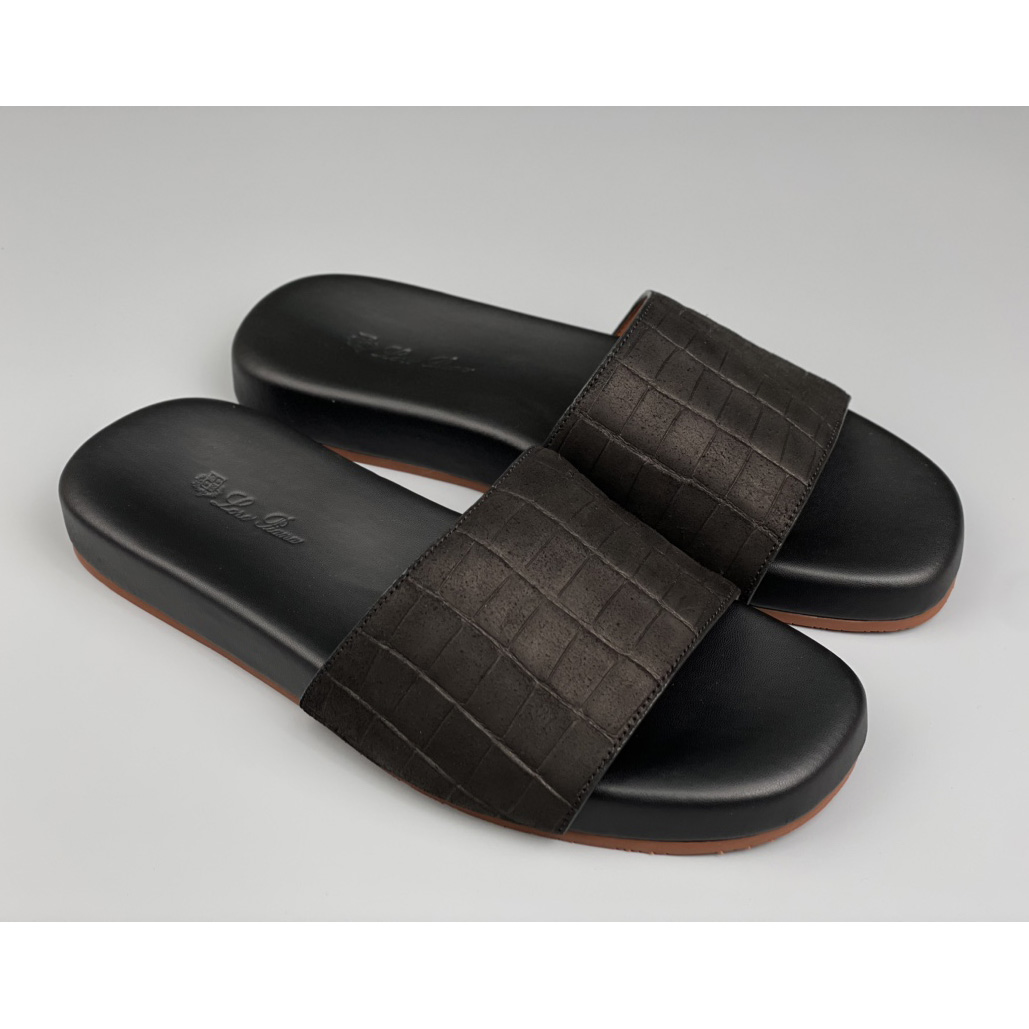 Loro Piana Slide Sandal  - DesignerGu