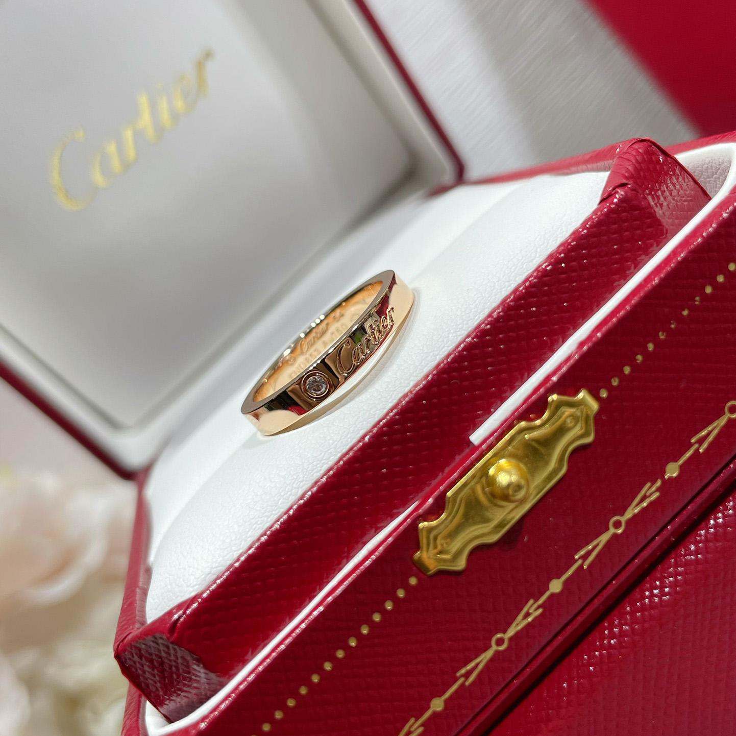 Cartier C de Cartier Wedding Ring - DesignerGu