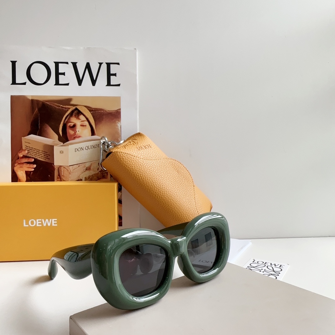 Loewe Inflated Butterfly Sunglasses In Nylon - DesignerGu