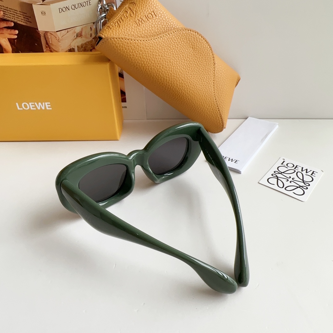 Loewe Inflated Butterfly Sunglasses In Nylon - DesignerGu