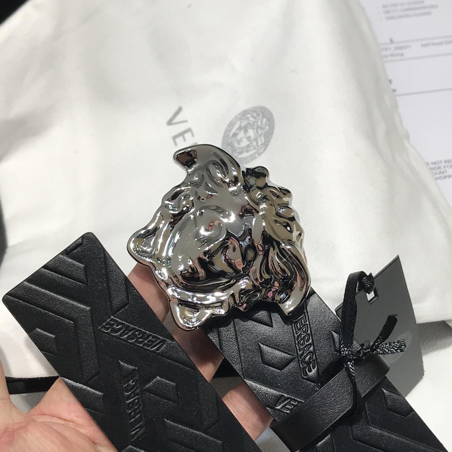 Versace Medusa Leathre Belt 38mm - DesignerGu