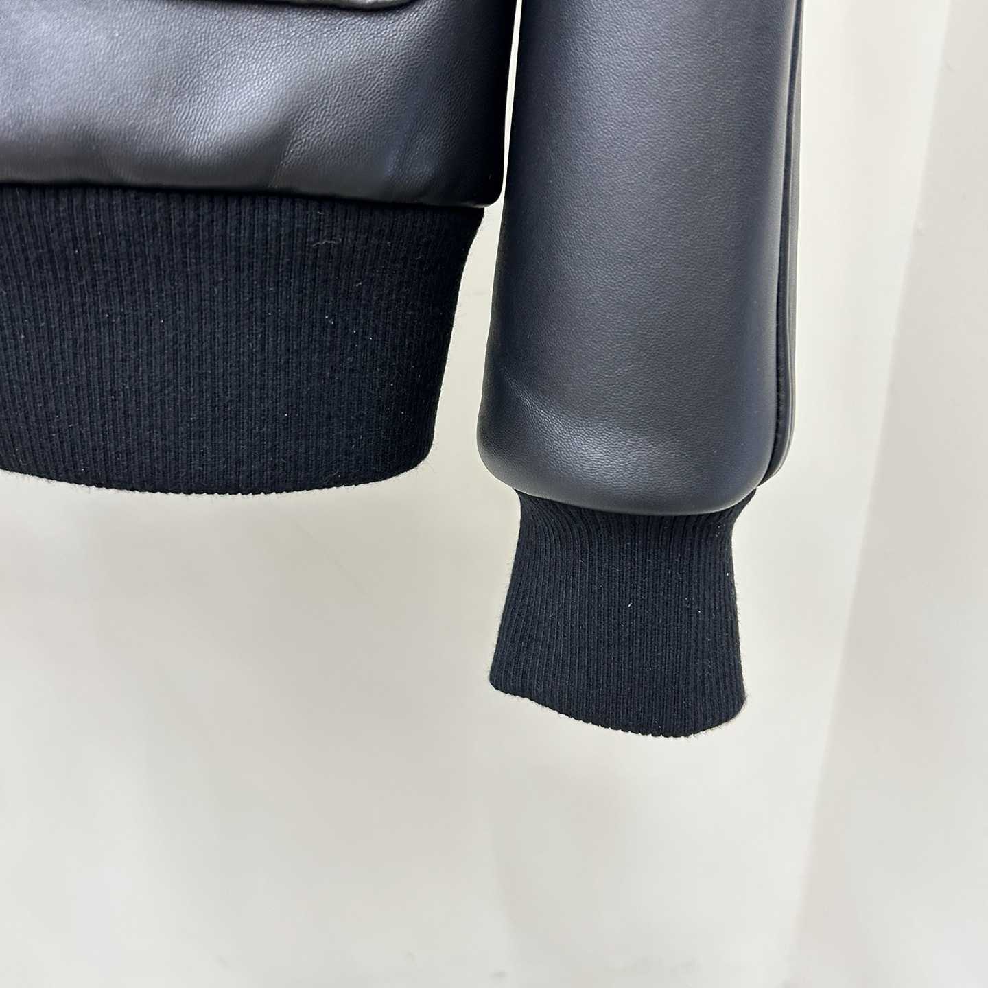 Gucci GG Leather Jacket - DesignerGu