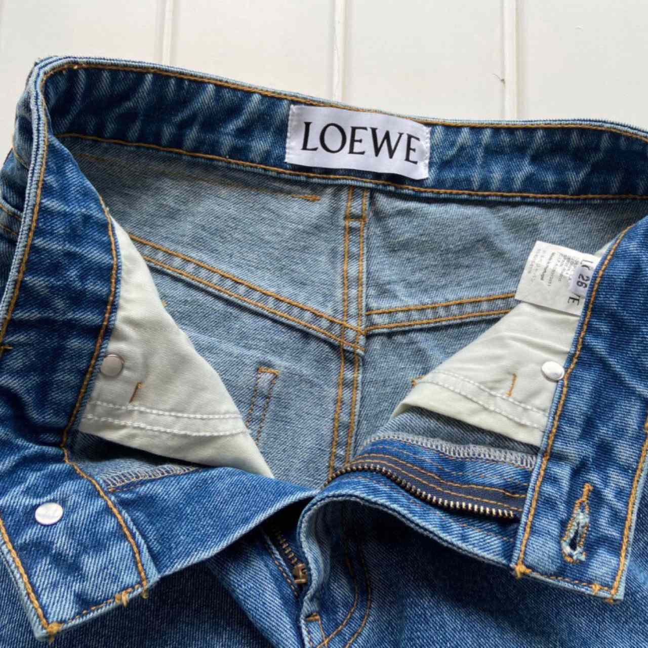 Loewe Anagram Cropped Jeans - DesignerGu