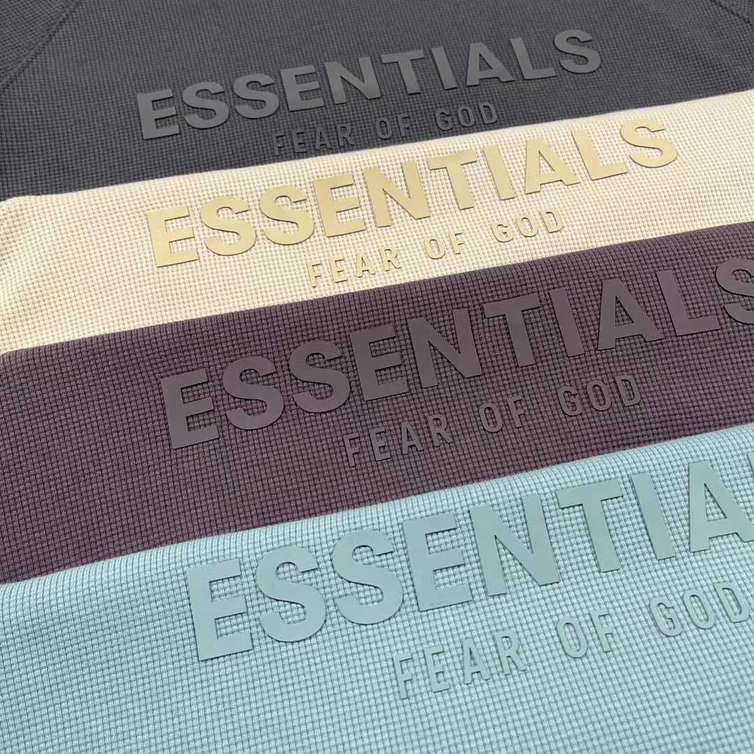 Fear of God Essentials Waffle Henley Rugby - DesignerGu