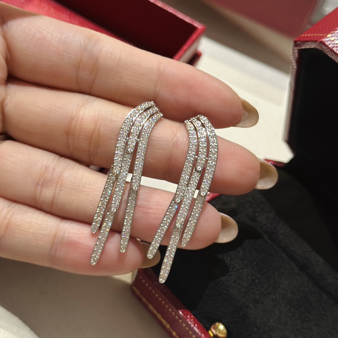 Cartier Diamond Collection Earrings - DesignerGu