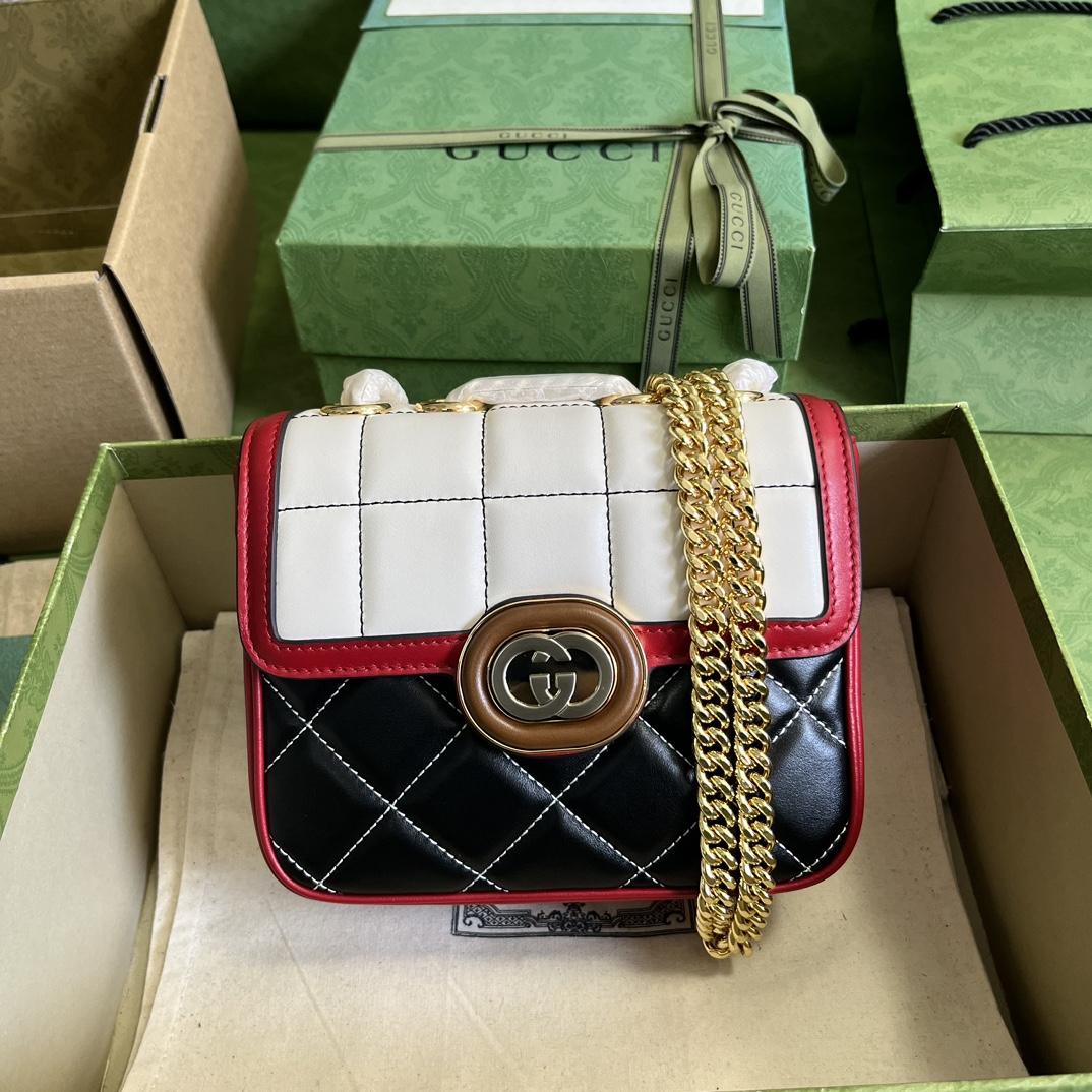 Gucci Deco Mini Shoulder Bag (18-14.5-8cm) - DesignerGu