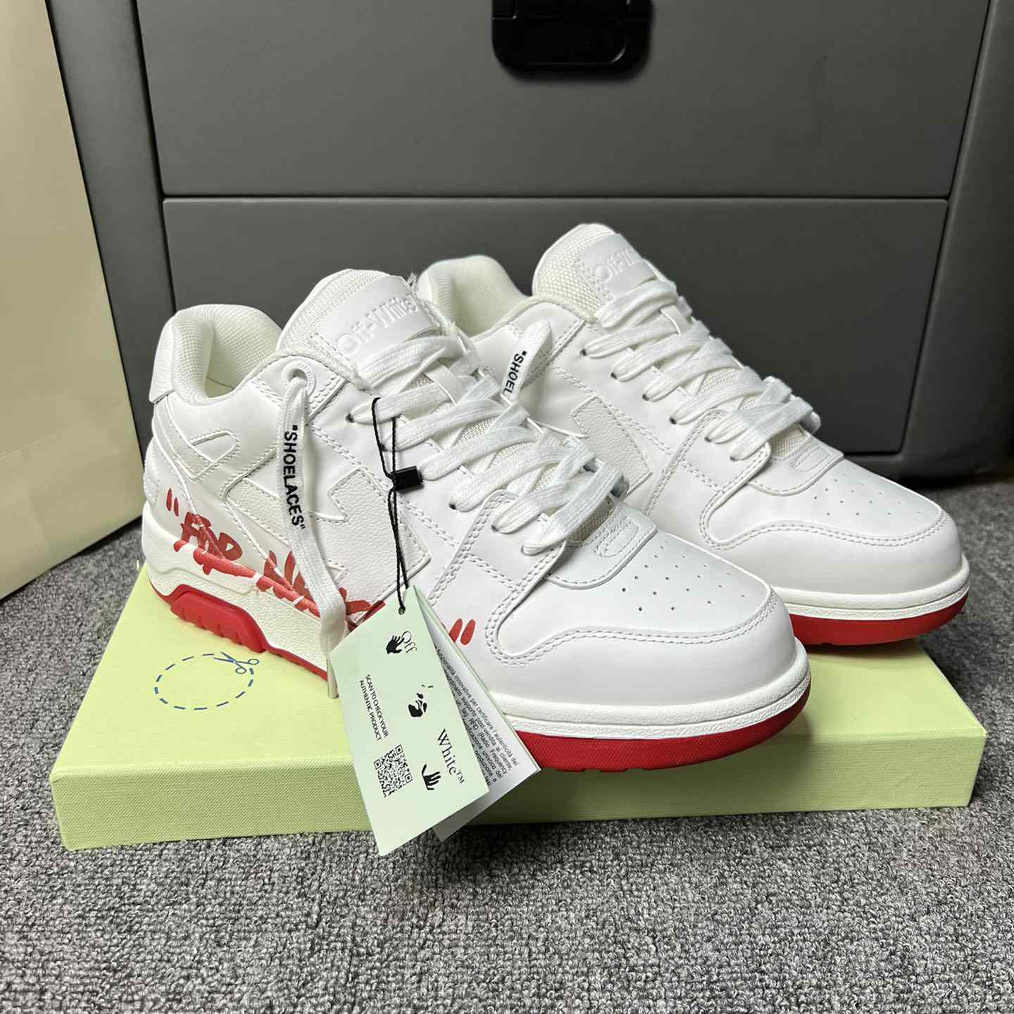 Off White Out Of Office Sneakers  - DesignerGu