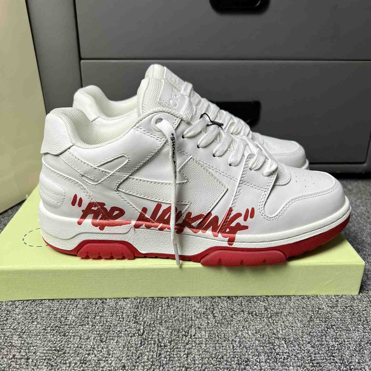 Off White Out Of Office Sneakers  - DesignerGu