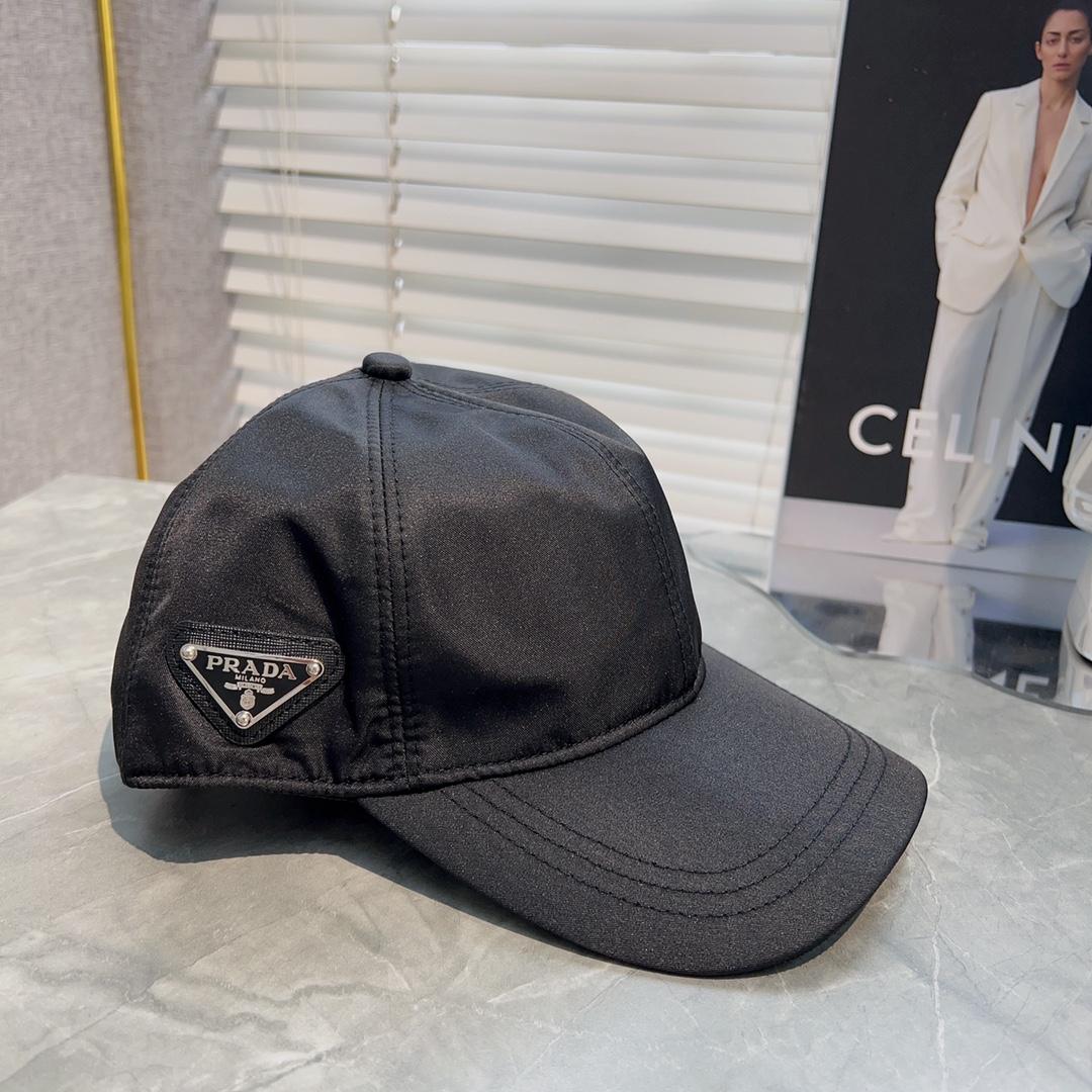 Prada Re-nylon Baseball Cap - DesignerGu