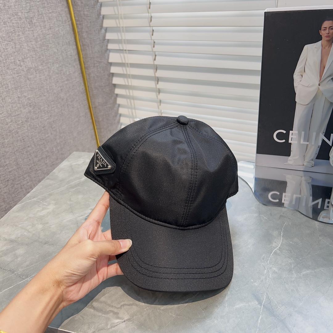 Prada Re-nylon Baseball Cap - DesignerGu