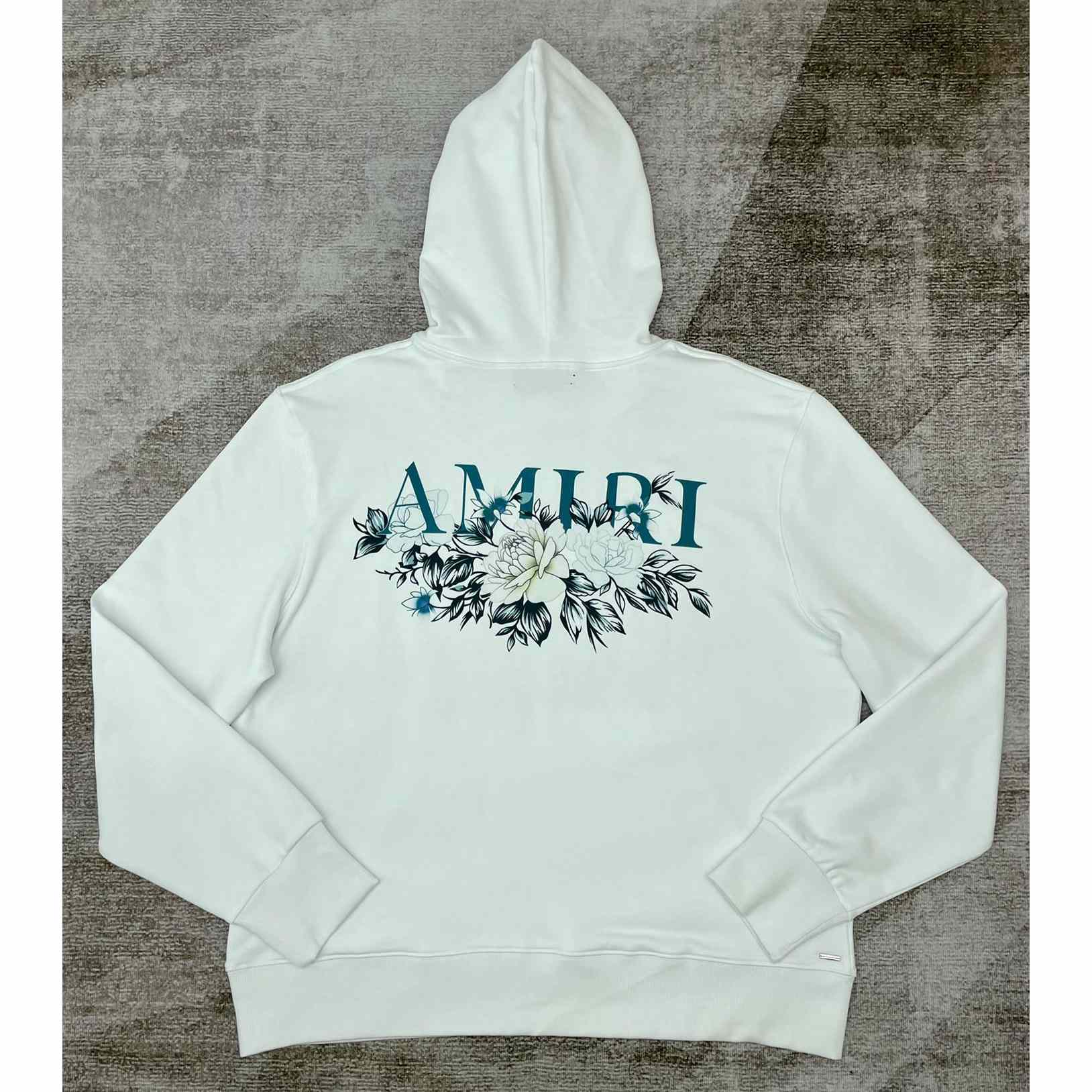 Amiri Floral Amiri Logo Hoodie - DesignerGu