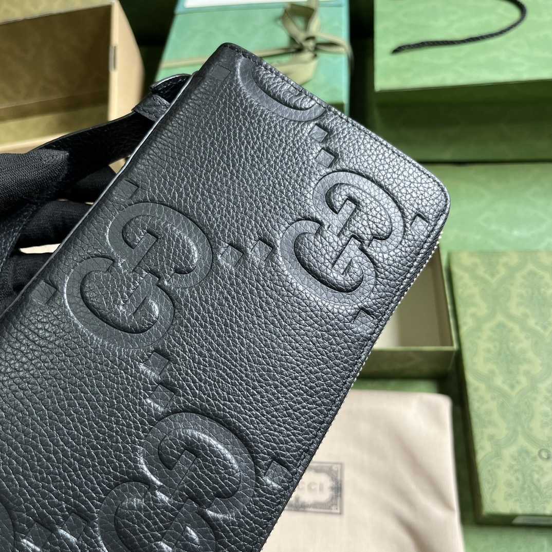 Gucci Jumbo GG Travel Document Case - DesignerGu