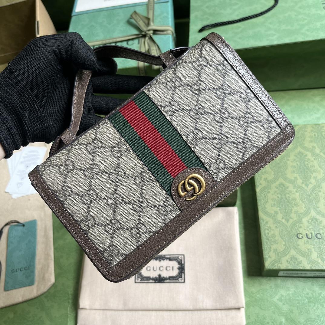 Gucci Ophidia GG Travel Case (21-13-4cm) - DesignerGu